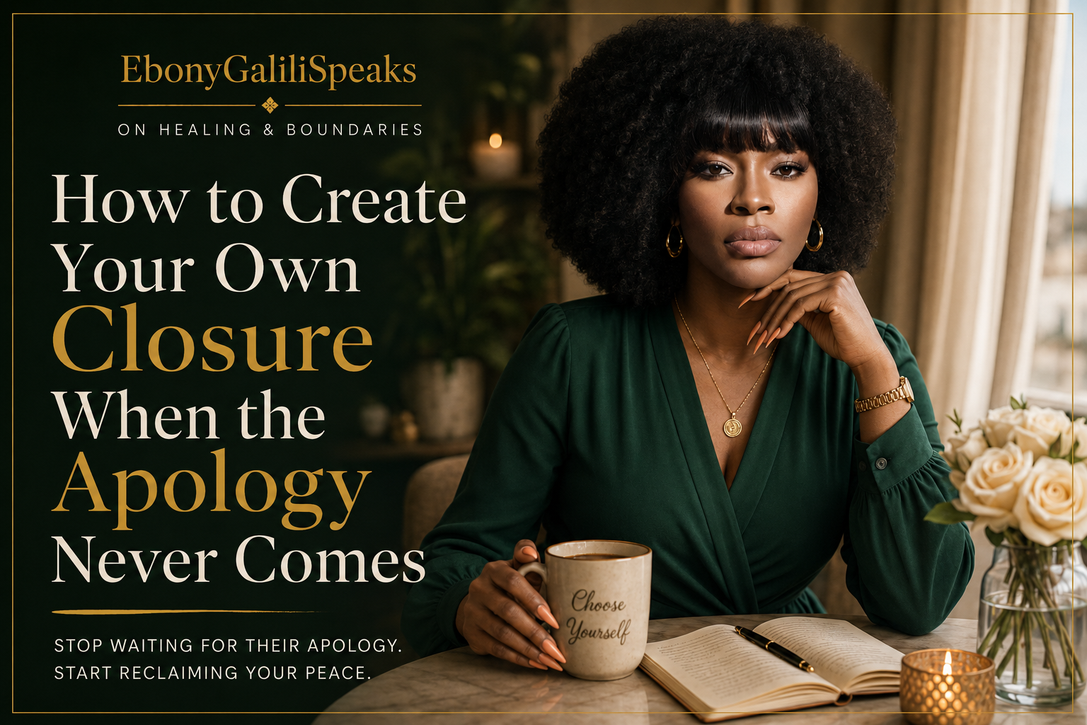 How to Create Your Own Closure When the Apology Never Comes